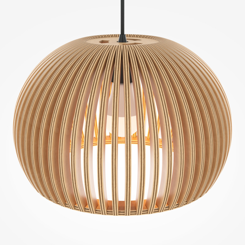 Светильник 33 см, Maytoni Roots MOD195PL-01W, черный-дерево
