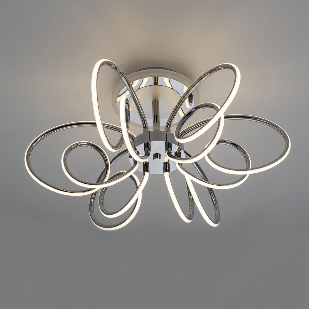 Светильник 62 см, 100W, 3000-5500K, Citilux SALMA SMART CL224A161 RGB, хром