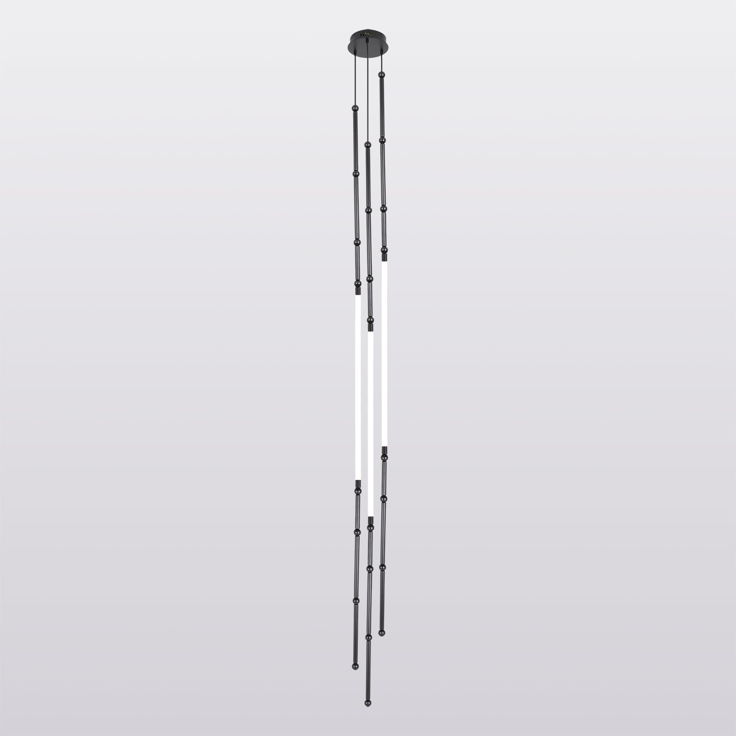 Подвесной светильник Lussole LSP-7070, 17*300 см, черный