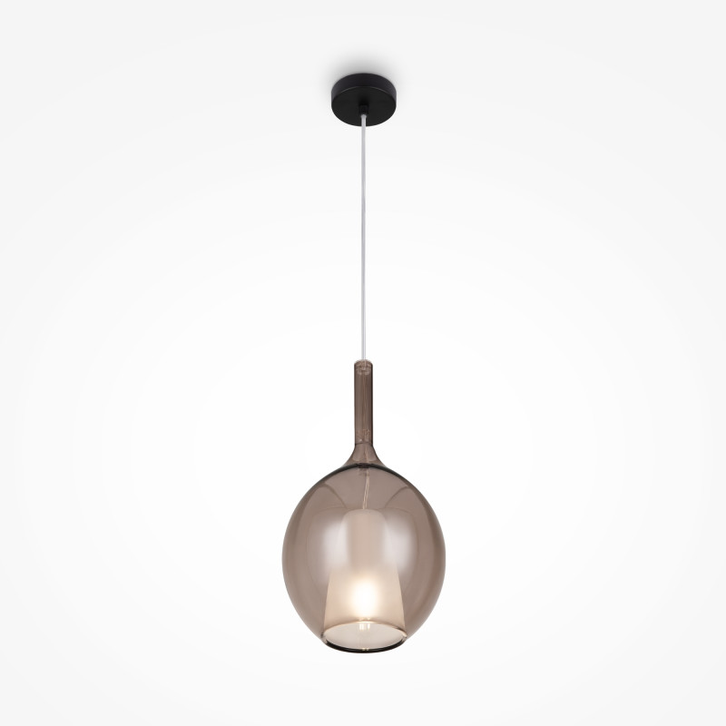 Подвесной светильник 20*20*344 см, 1*E27, 60W, Maytoni Duality MOD271PL-01B3 черный
