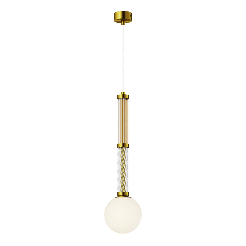 Накладной светильник 12*12*349,5 см, 1*G9, 28W, Maytoni TEATRO MOD287PL-01BS латунный