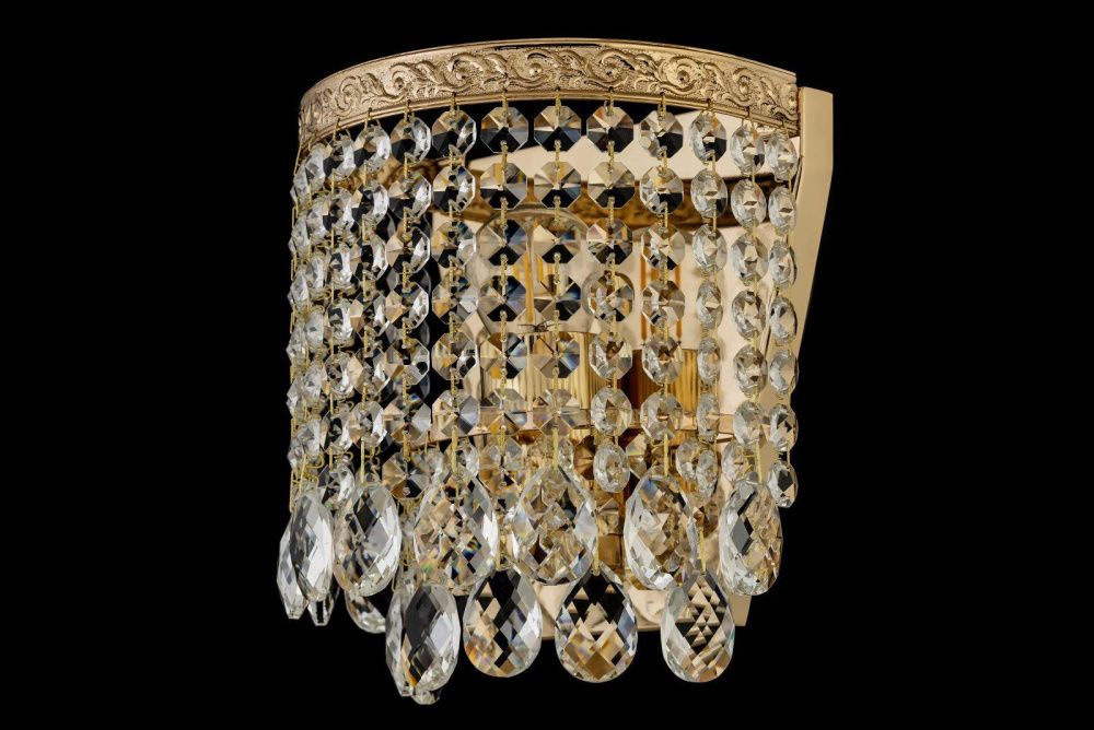 Бра *18*20 см, 1*E27*60W, Arti Lampadari Castellana Gold Castellana E 2.10.601 G, золотой