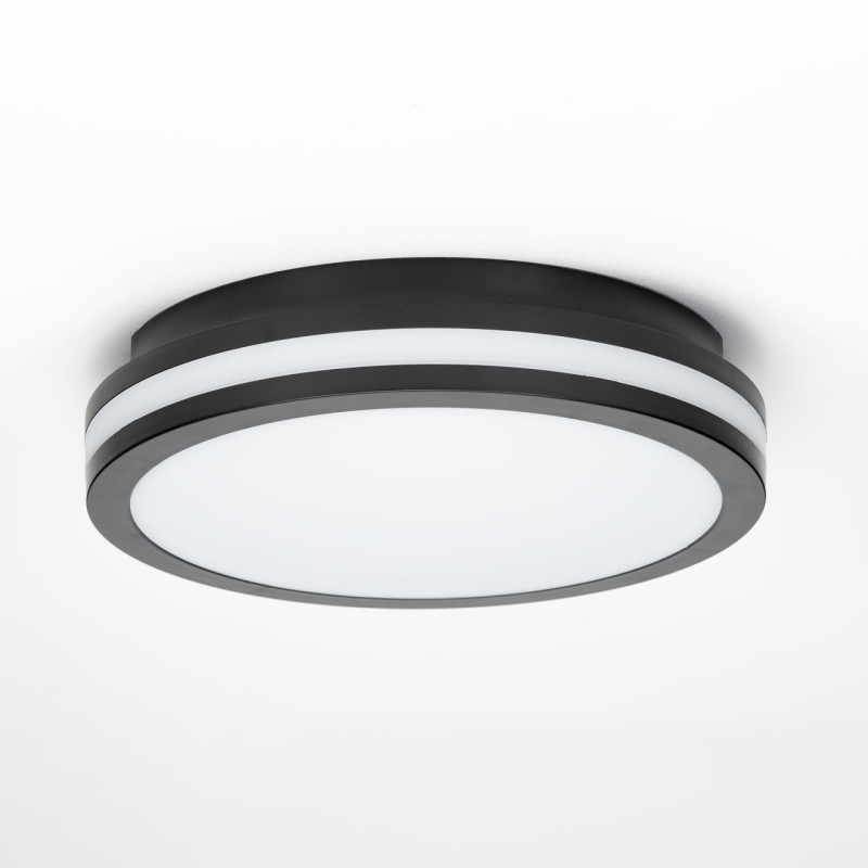 Светильник 23*5 см, 18W, 3000-4000-6500K Citilux CL711011V LUNS Черный  IP64