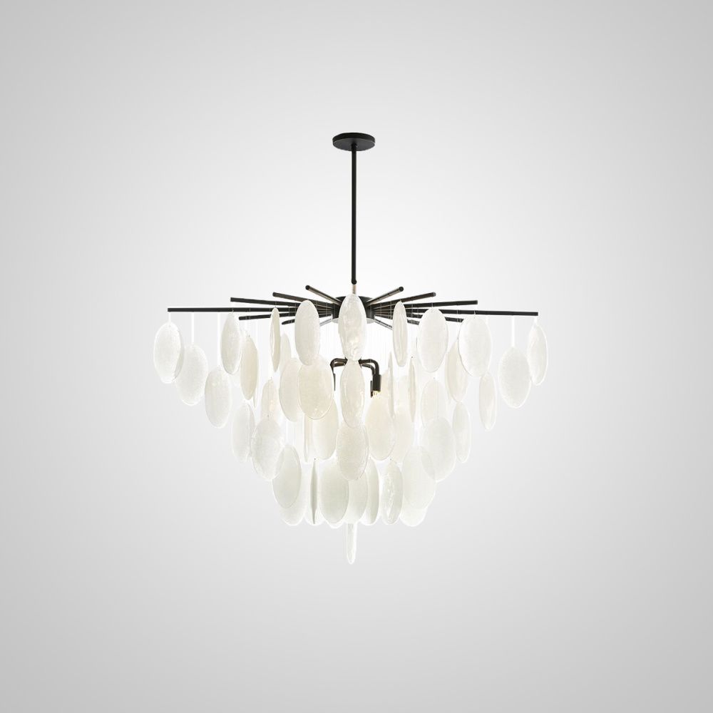 Люстра на штанге RITTA D68 Black *68* см, 12*E27*60W, ImperiumLoft ritta01, Чёрный