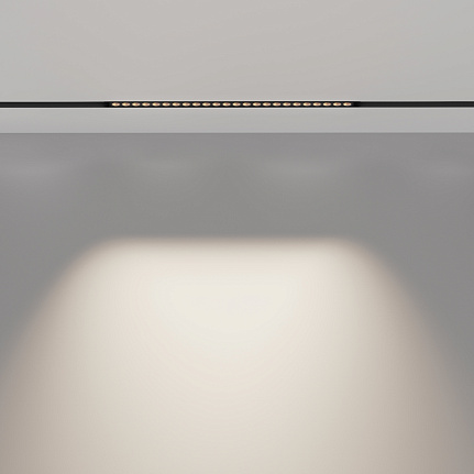 Светильник 43*2,3*4,4 см, LED 24W 3000/6000K Maytoni Technical Points TR031-4-24WTW-DD-B черный, 36°, Dali,