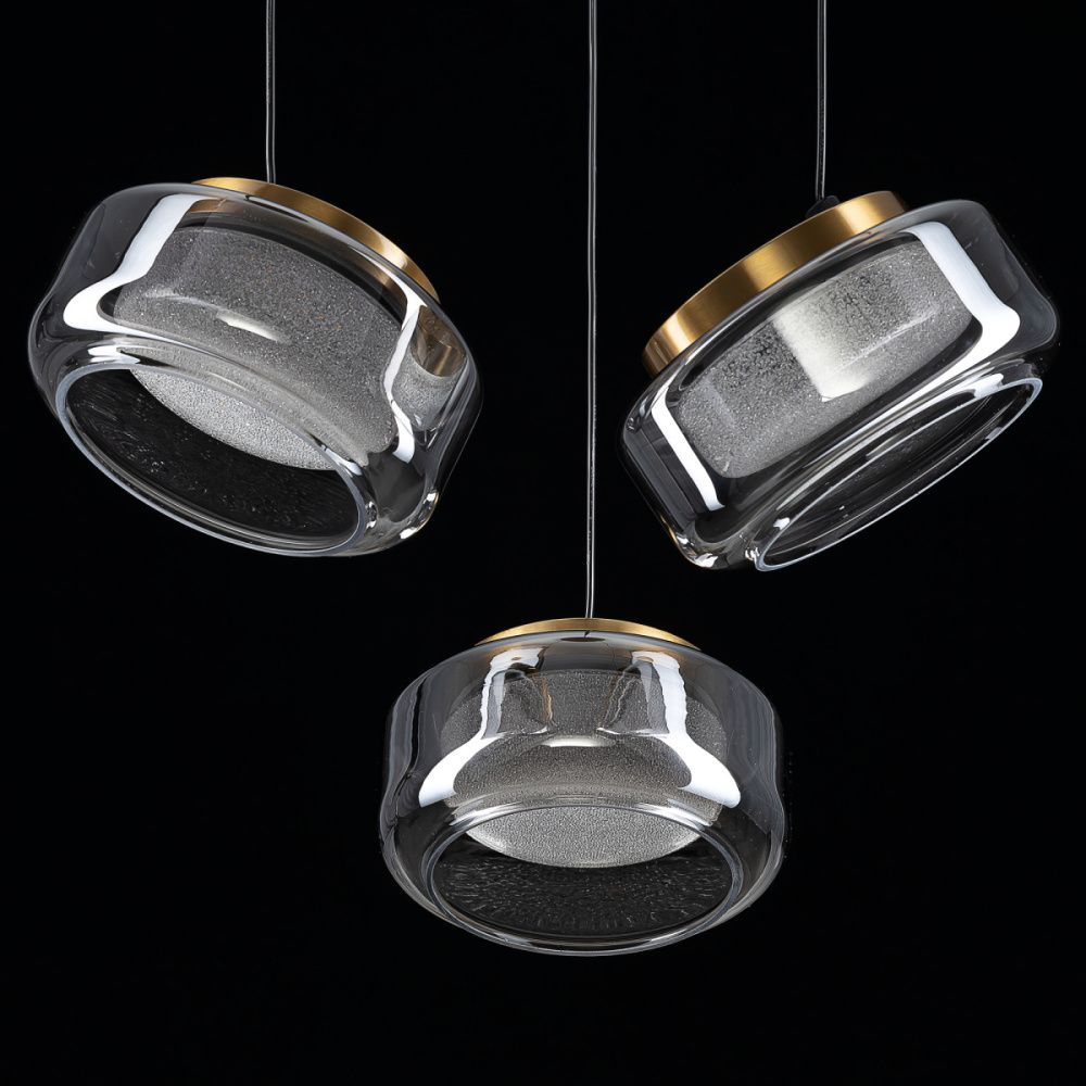 Светильник 54 см, 30W, 3000K, Citilux SIGNATURE CL247012 LED, черный-латунь