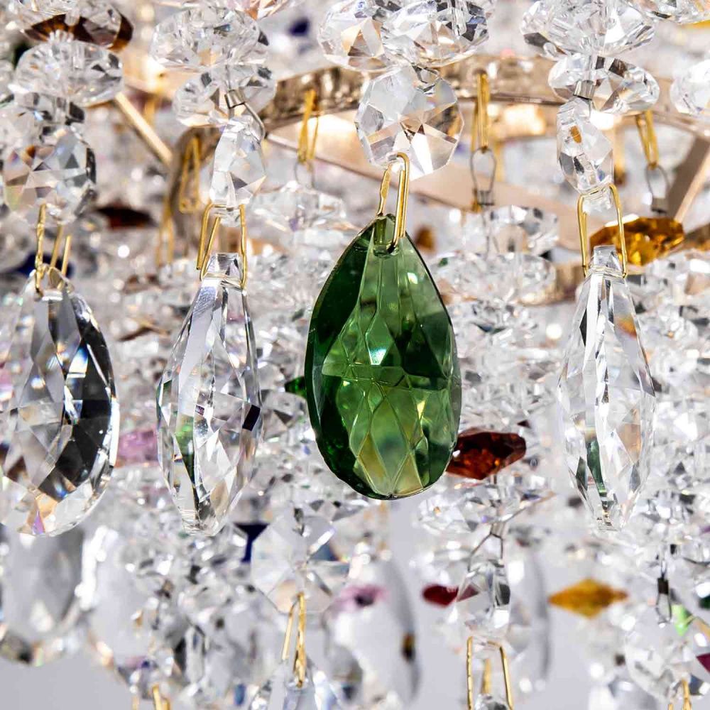 Подвесная люстра 60*60*105 см, Е14 12x40ВтW, Золото MODELUX ML.850.12