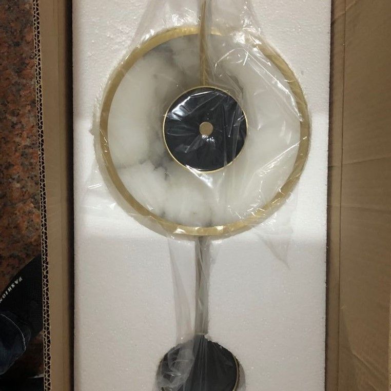 Бра-бра из мрамора LOREO A *25*46 см, 1*LED*5W, ImperiumLoft 149474-22, Латунь