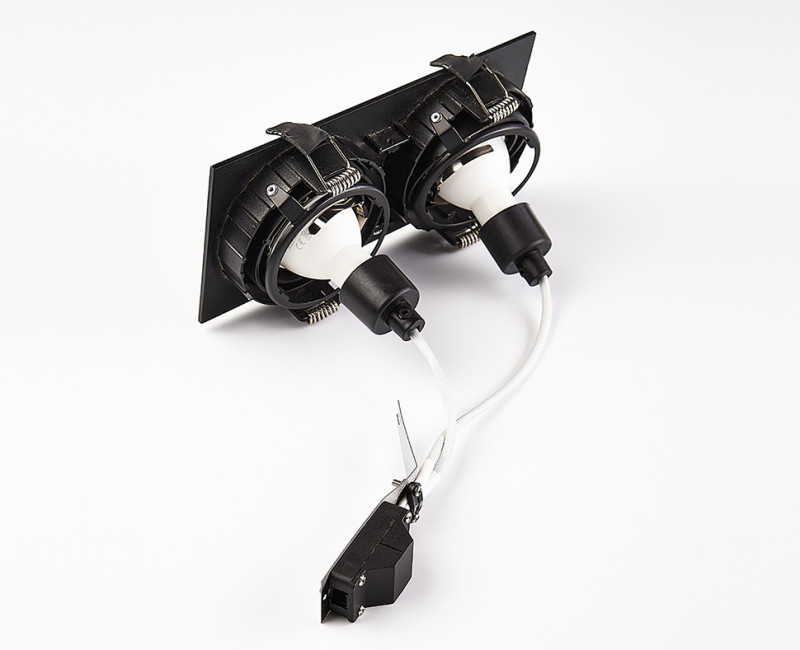 Встраиваемый светильник Italline DE 202 black, черный
