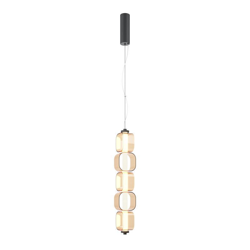 Подвесной светильник 12*12*382 см, LED*13W, 3000K, Maytoni Ritmo MOD381PL-L30B3K, черный