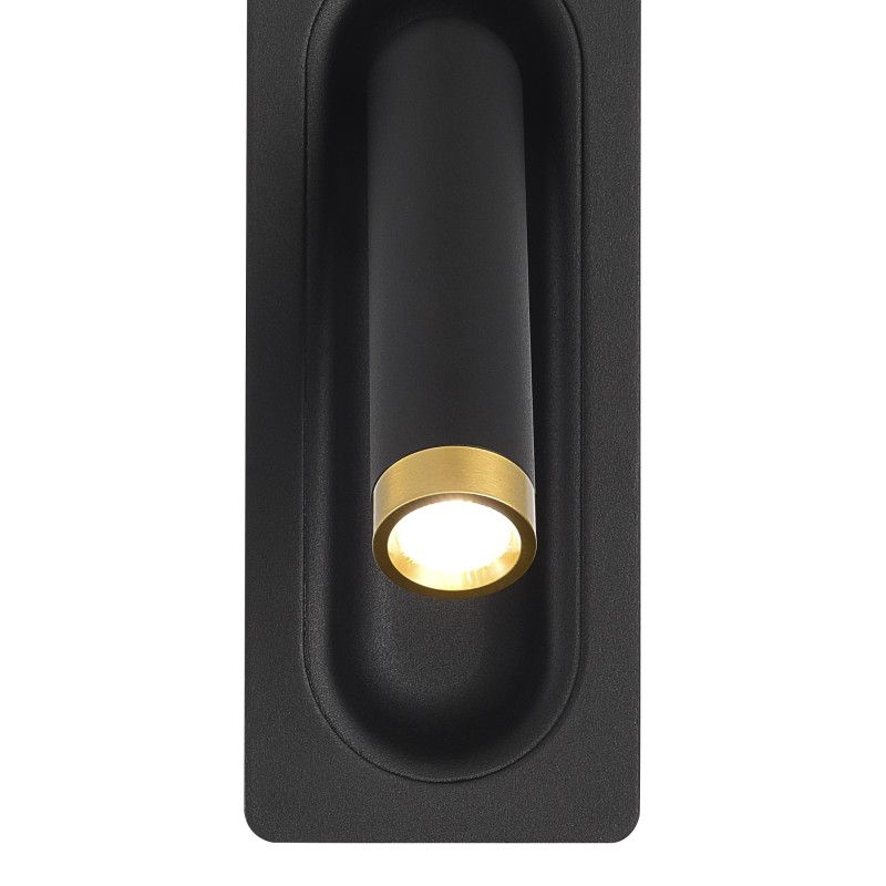 Спот 11,5*7*-17 см, 1*LED, 3W, 4000K, ST-Luce Parilla SL6238.401.01, черный