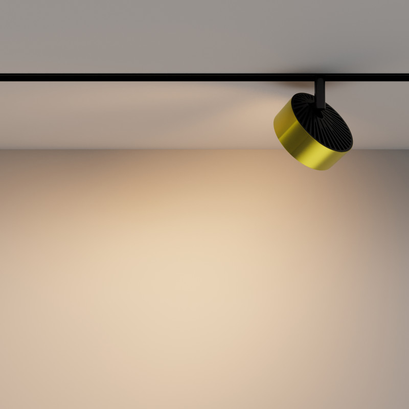 Светильник на шине 10,2*10,2*10,7 см, LED, 18W, 3000К, Maytoni Technical Rado TR040-2-18W3K-BBS латунный