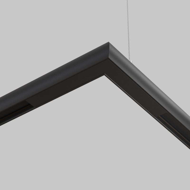 Коннектор 5*2,6*4543,2 см, Maytoni Technical Magnetic track system Basity черный TRA172CL-R-11B черный