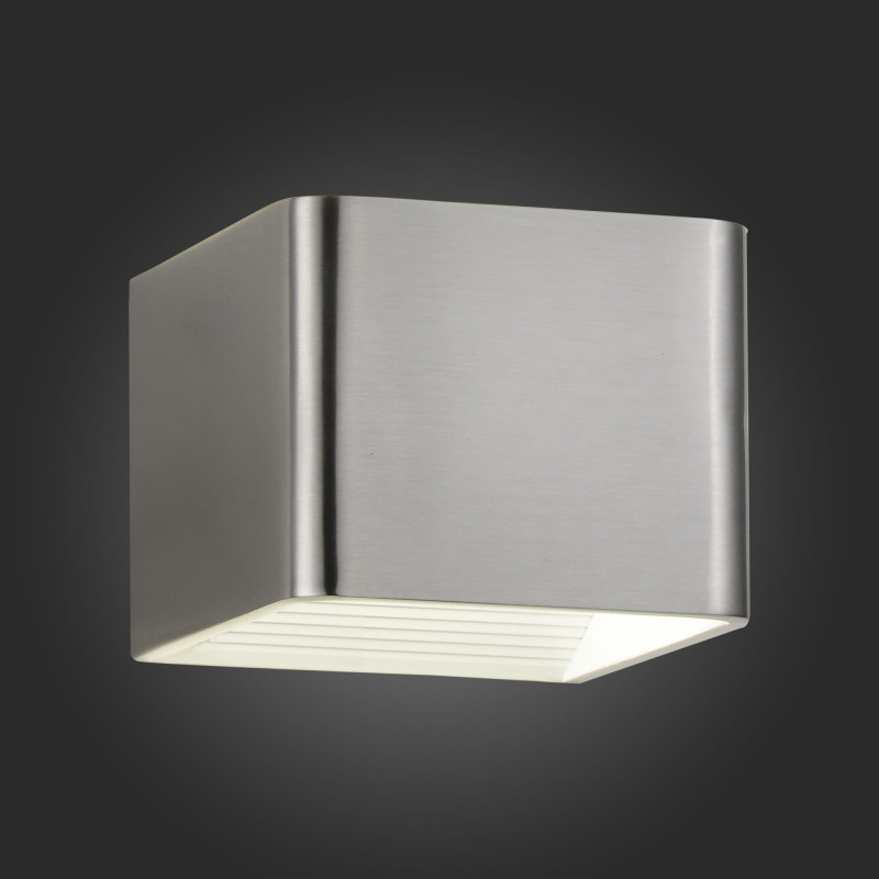 Светильник настенный 10 см, 6W 4000K ST LUCE GRAPPA SL592.071.01 Матовый Никель,Белый