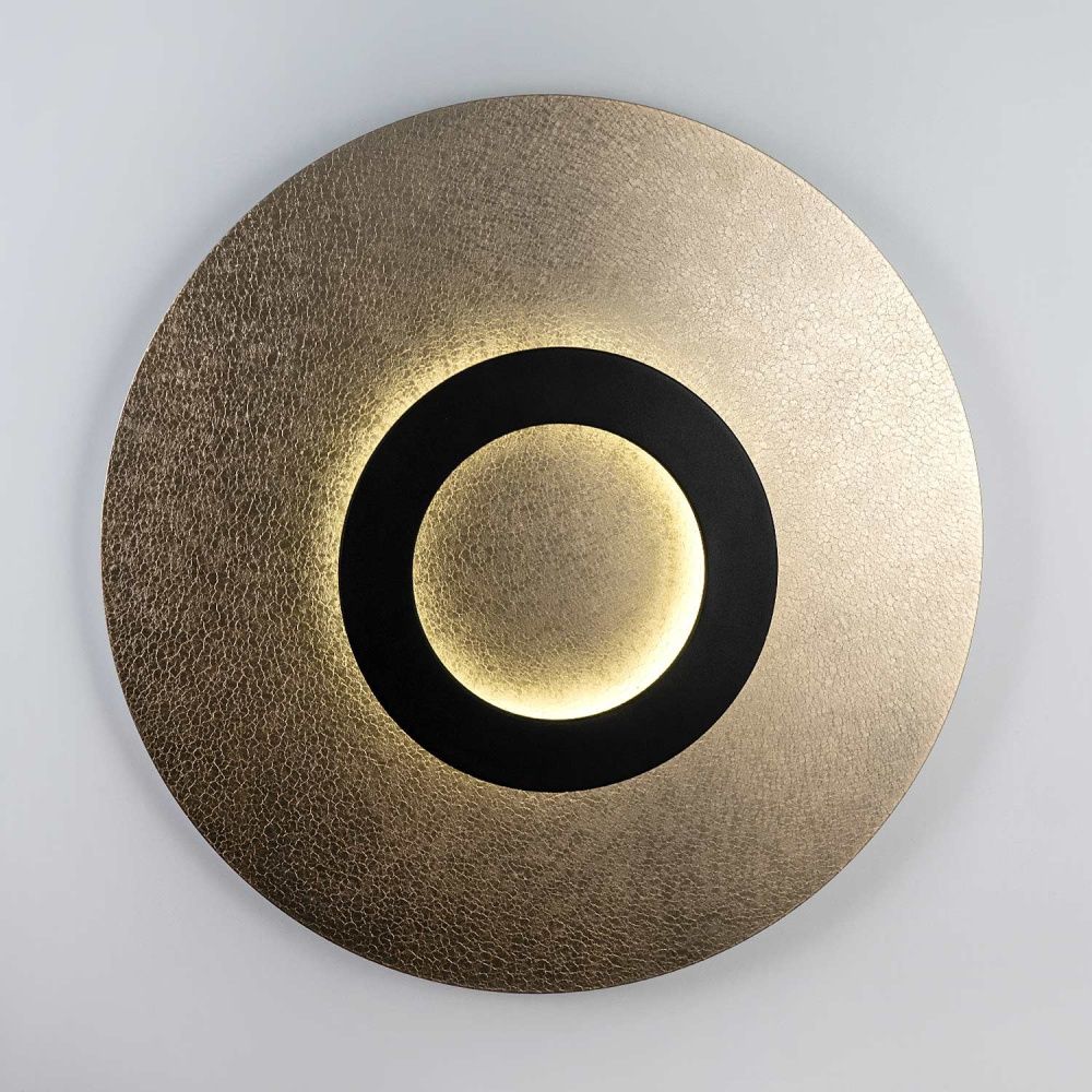 Бра 11x65см, LED, 30Вт, 4200K, Modelux MS.1504.650 Золото, Чёрный