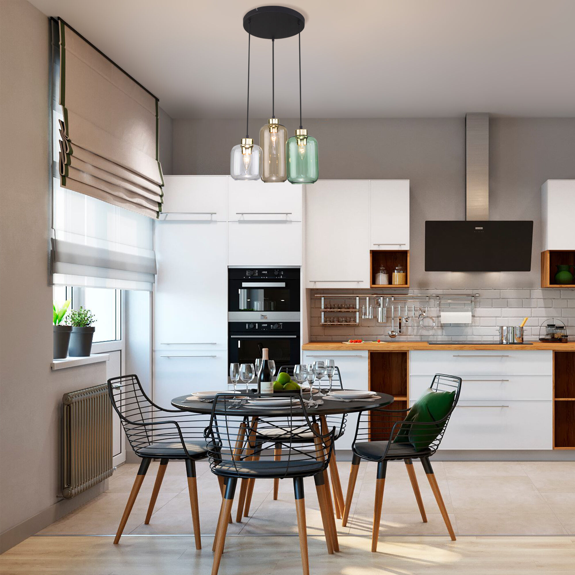 Подвесной светильник с плафоном TK Lighting Marco 3325 Marco Green
