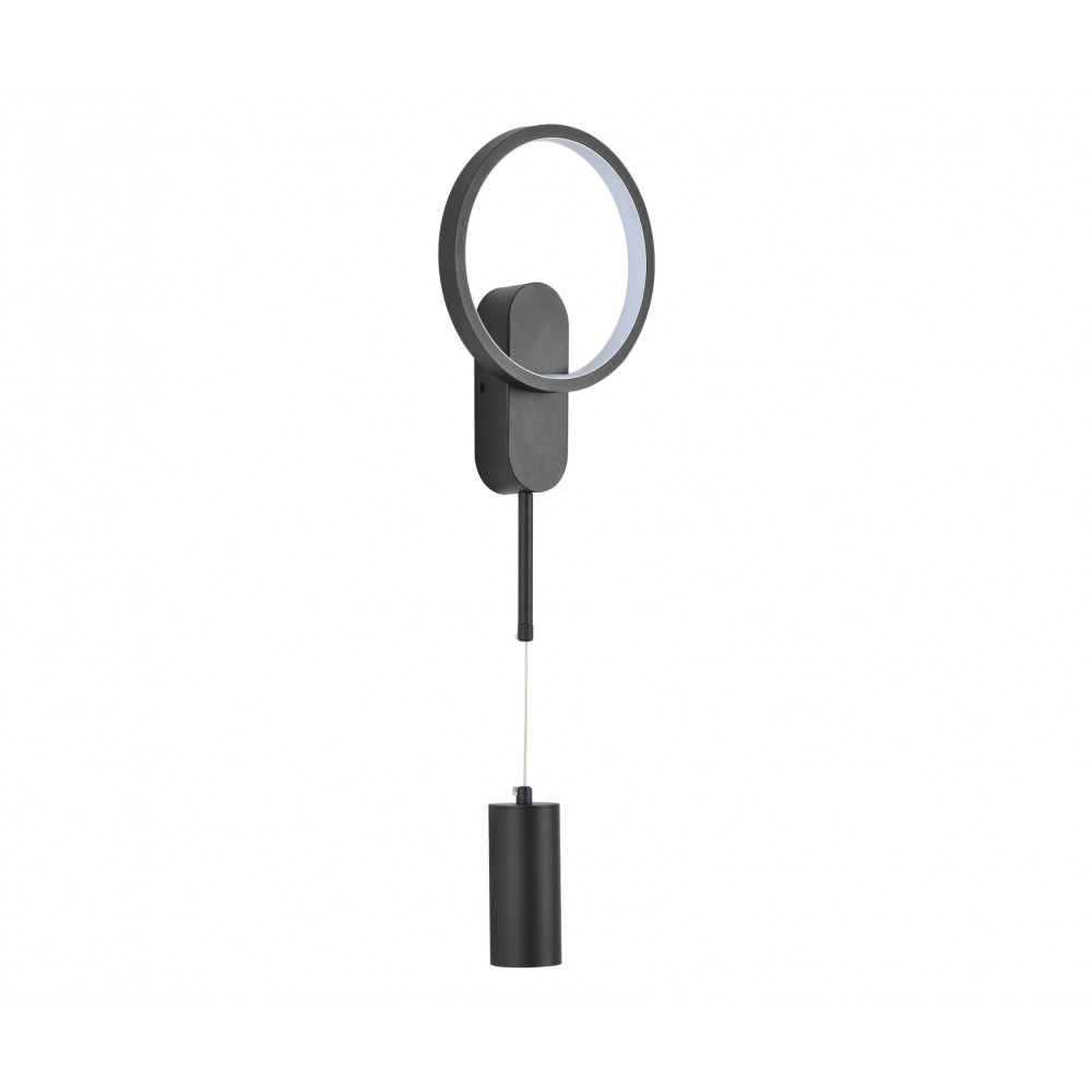 Бра 20*152 см, 17W, 3000K Kink Light Адис KIN2204,19 черный