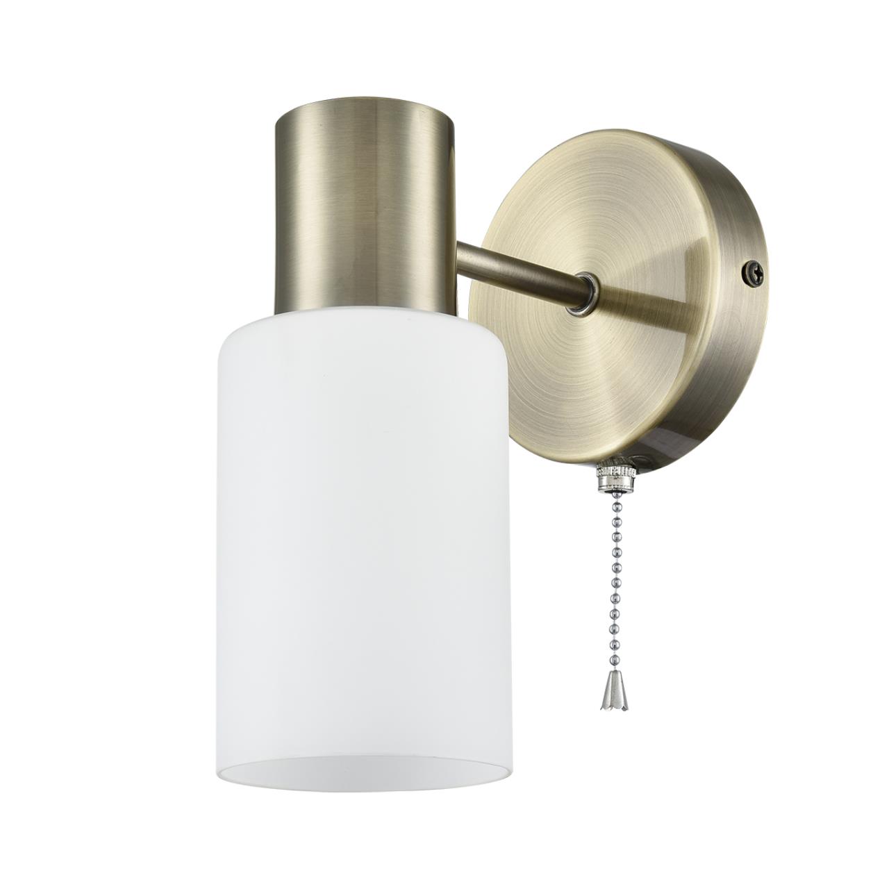 Бра 15*19,5 см, 1*E14 Lumion MAVE 8100/1W бронза, белый