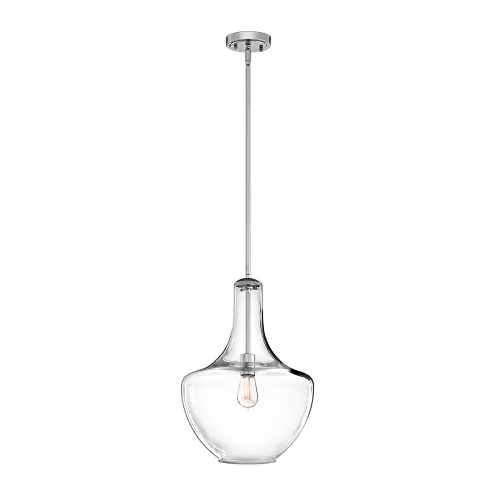 Подвесной светильник *35*95-150 см, E27*60W, Natural Concepts Kichler Everly CHAWTON-PLS-PN, черный