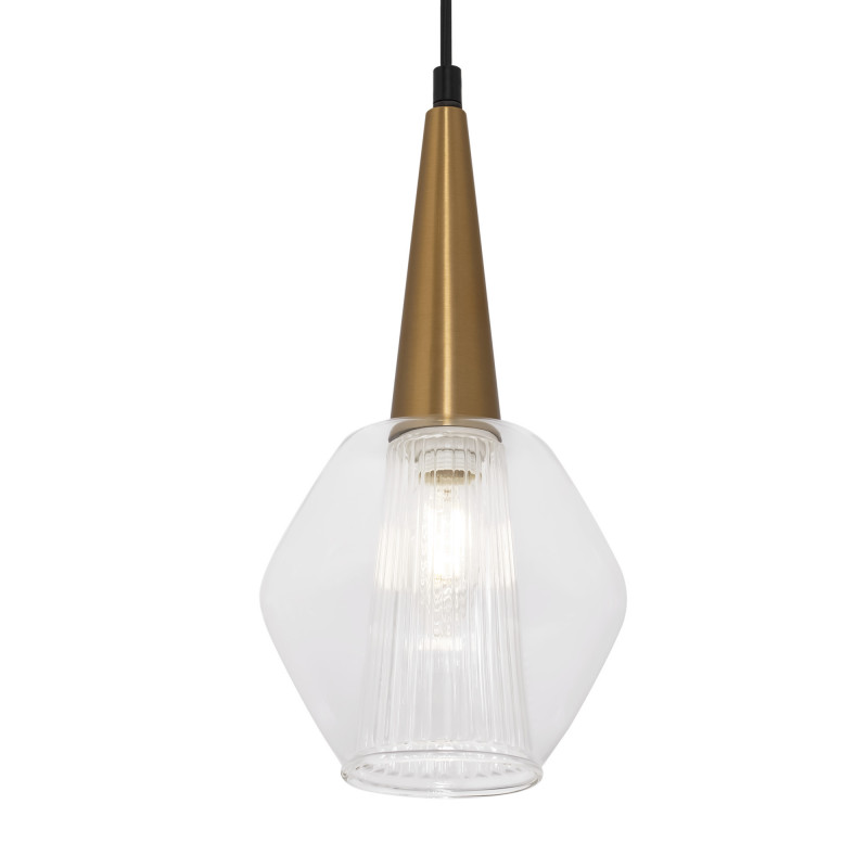 Светильник 15 см, Freya Copita FR8007PL-01GB, золото-черный