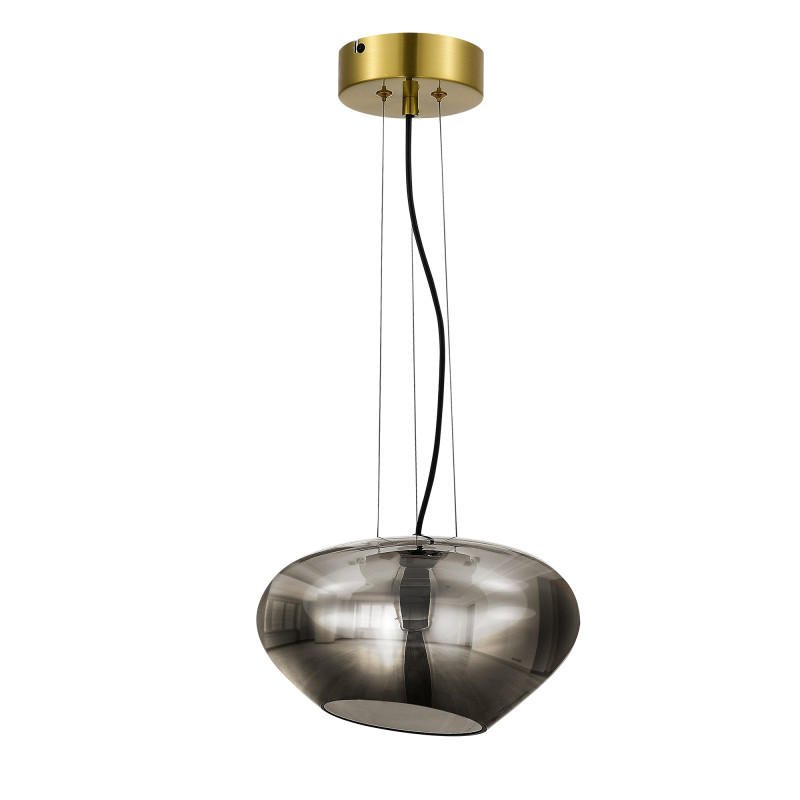 Светильник подвесной 28*150/220 см, 1*LED*10W 3000K ST LUCE Foray SL6019.303.01 латунь