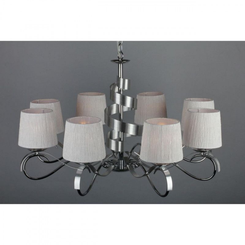 Подвесная люстра 85*60-120 см, 8*E14, 40W, Omnilux Omnilux 601 OML-60103-08, хром