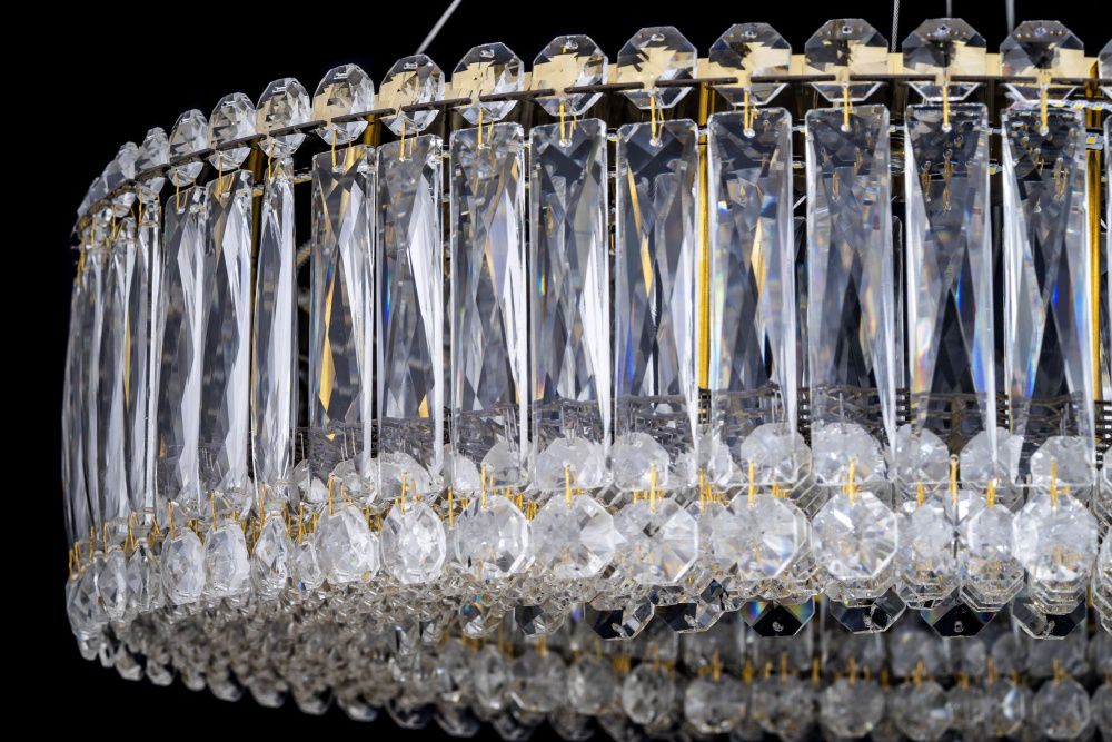 Люстра подвесная *60* см, Led лента*LED*66W, 3000/6500K, Dio D`arte Entratico Entratico L 1.5.60.100 G, золото