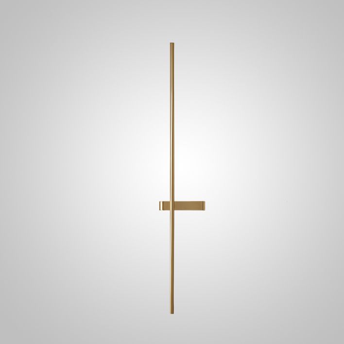 Бра GIA PAIR H120 Left Brass 1,6*1,6*120 см, 1*LED*48W, 3000, 4000, 5000K, ImperiumLoft gia-pair01, Латунь