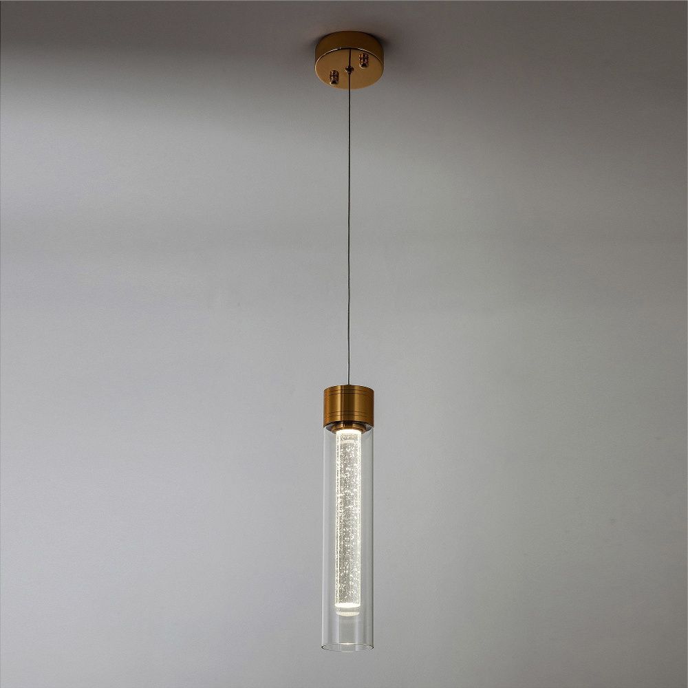 Подвесной светильник **138 см, LED 8W, 3300 / 5000К, Золото MODELUX ML.88937.1 GD