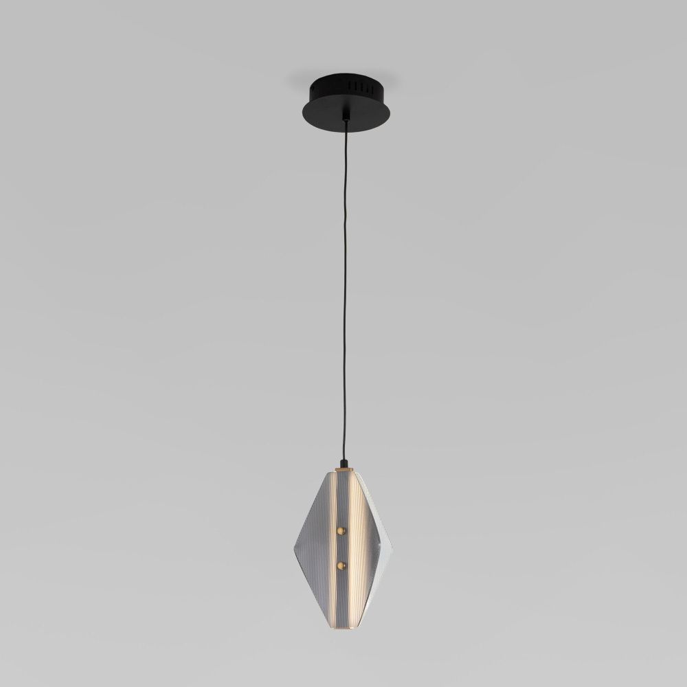 Светильник 14 см, 8W, 4000K, Eurosvet 4690389218682, черный-латунь