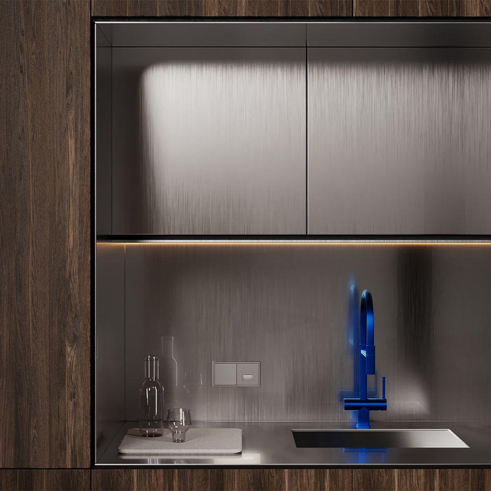 Накладка для подсветки светодиодной, S70, капучино Voltum VLS002314