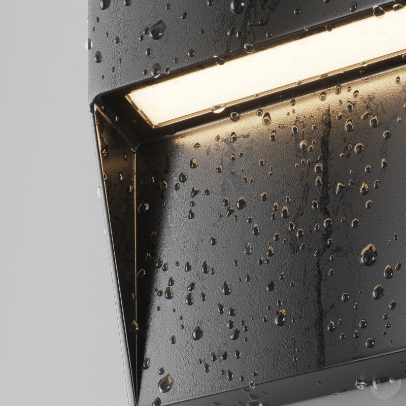 Подсветка для лестниц 11*11 см, LED 3W, 3000К, Черный Maytoni Mane O047SL-L3B3K