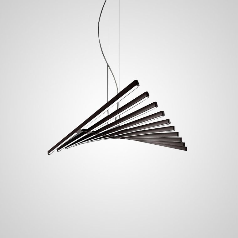Подвесной светильник RITHM L131 Chocolate 131*87*200 см, 20*LED*5.8W, 2700K, ImperiumLoft RITHM01, Шоколадный