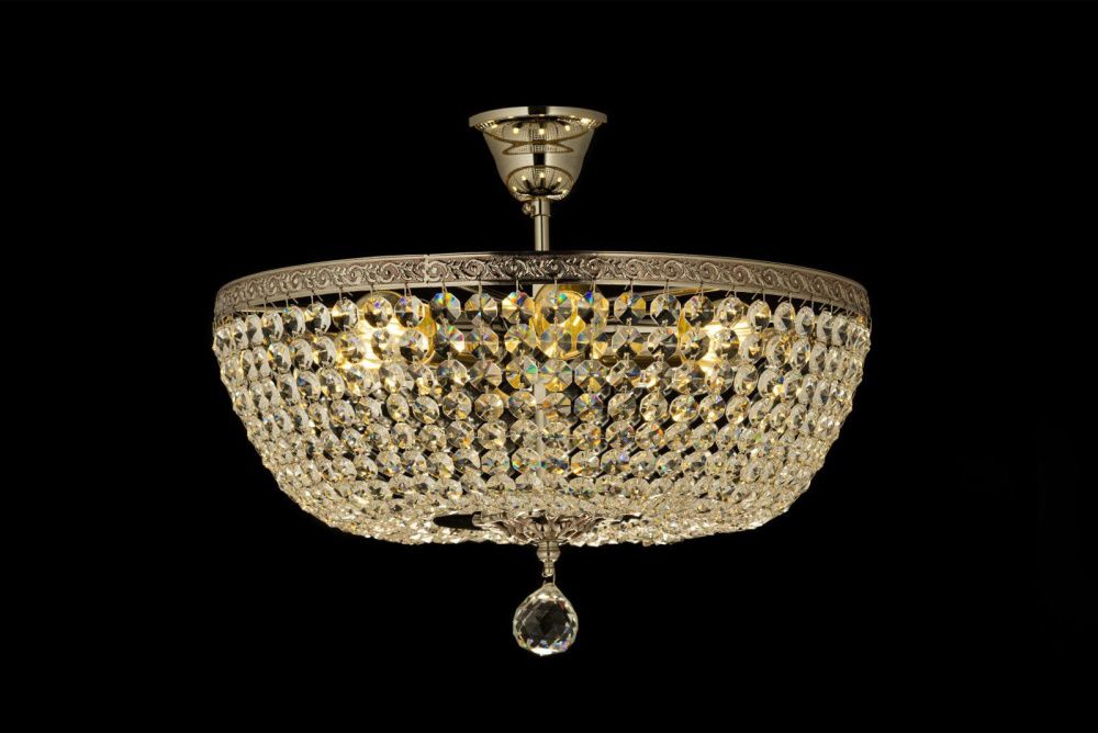 Люстра потолочная *40*25 см, 5*E27*60W, Arti Lampadari Castellana Nh Castellana E 1.3.40.501 NH, Матовый никель