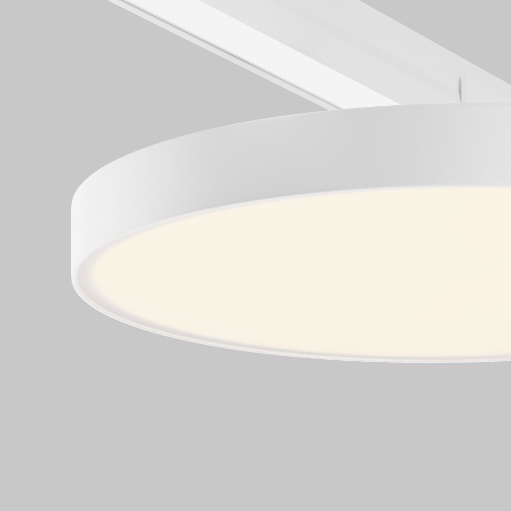 Уличный трековый светильник *25,6*-6,4 см, *LED*25W, 3000K, Maytoni Outdoor Zon IP O-TR01-1-F-25WW3K, Белый