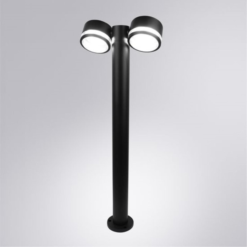 Уличный светильник 10*27*80 см, 2*GX53*9W ARTE Lamp NUNKI A1910PA-2BK черный