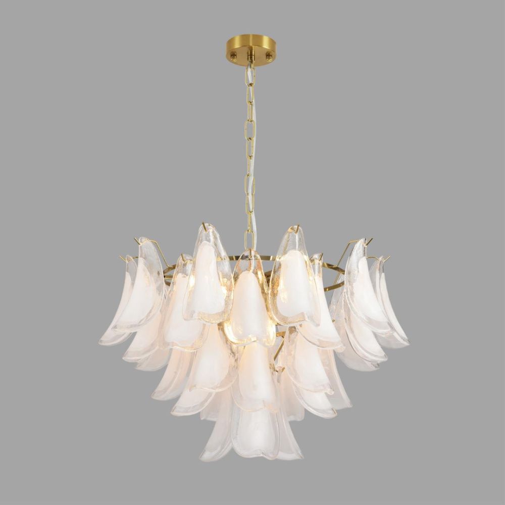 Люстра 10*60*180-180 см, 9*E14*40W, Lumion Plume 8385/9, золотой