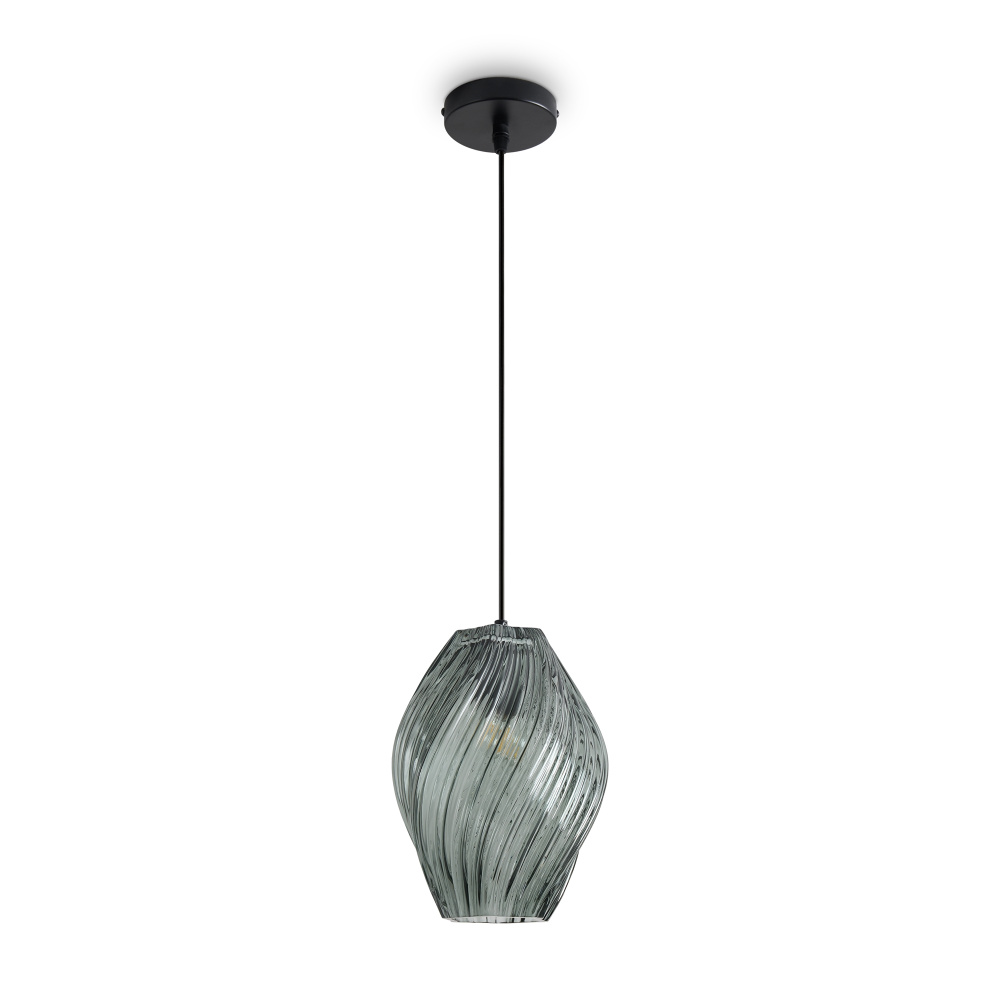 Подвесной светильник 36-130 см, 1*E27*60W Freya Shiny FR5547PL-01DBL, Темносинезеленый