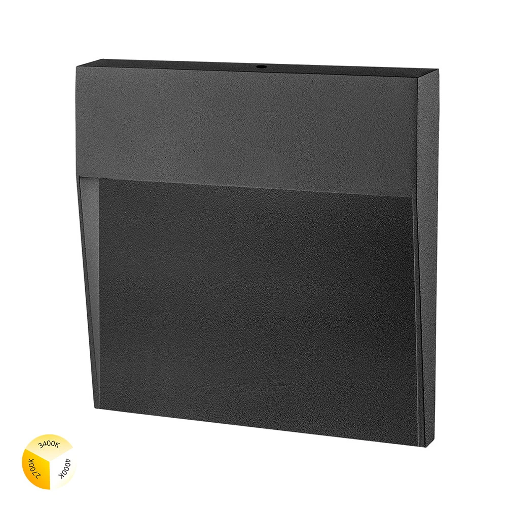 Подсветка ступеней 11*2,5*11 см, 1*LED*3W, 2700/3400/4000K, Arte Lamp Piazza A3224AL-1BK, Черный
