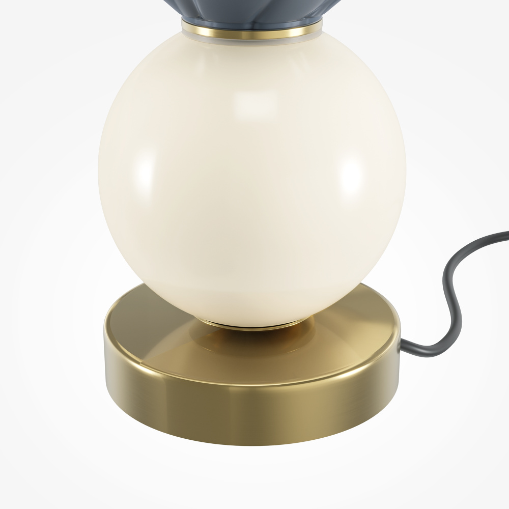 Настольный светильник 12*33,5 см, *LED*10W, 3000K, Maytoni Brosche MOD362TL-L10GR3K, Латунь