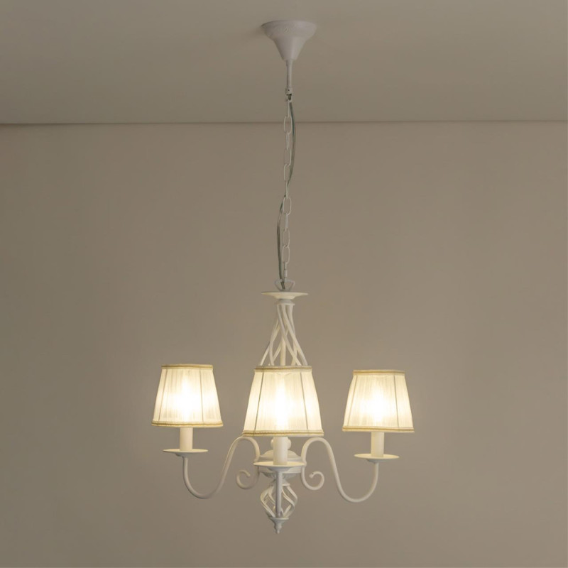 Люстра Citilux CL427130, диаметр 65 см, белый