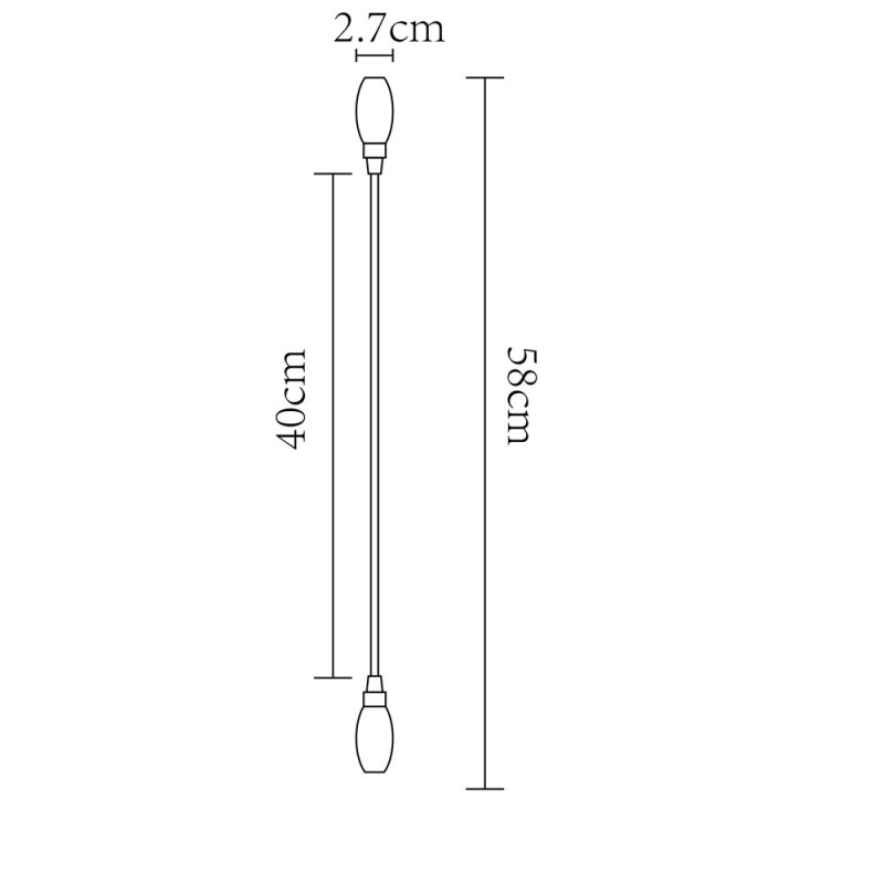Коннектор длинный для шинопровода Arte Lamp A152006 черный