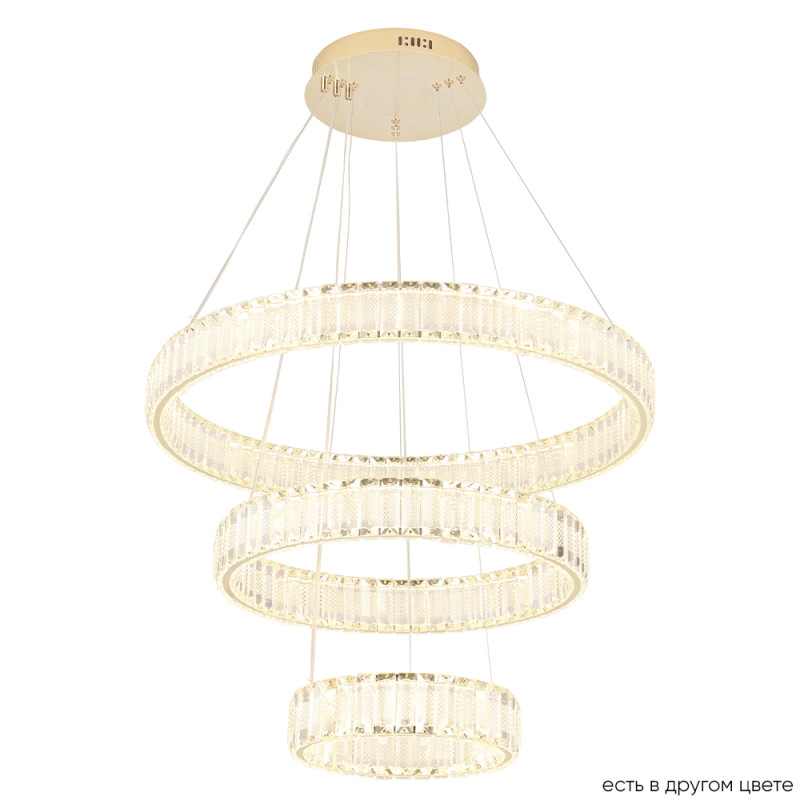 Светильник 70 см, 150W, 3000K, Crystal Lux MUSIKA SP150W LED GOLD, золото