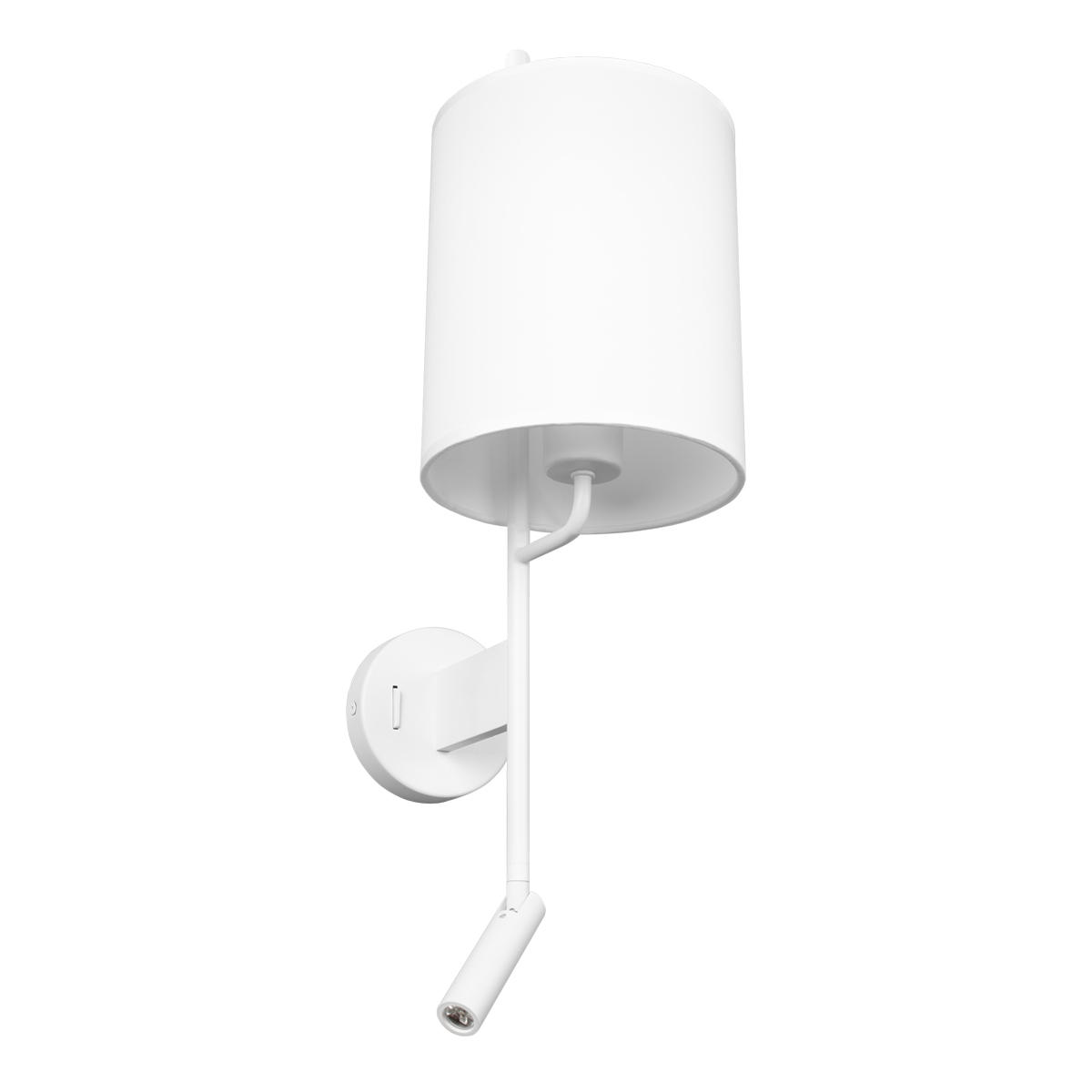 Настенный светильник 18*58 см, 2*E27+LED*1X40W + 1X3W 3200K LOFT IT Ritz 10253W/B White белый