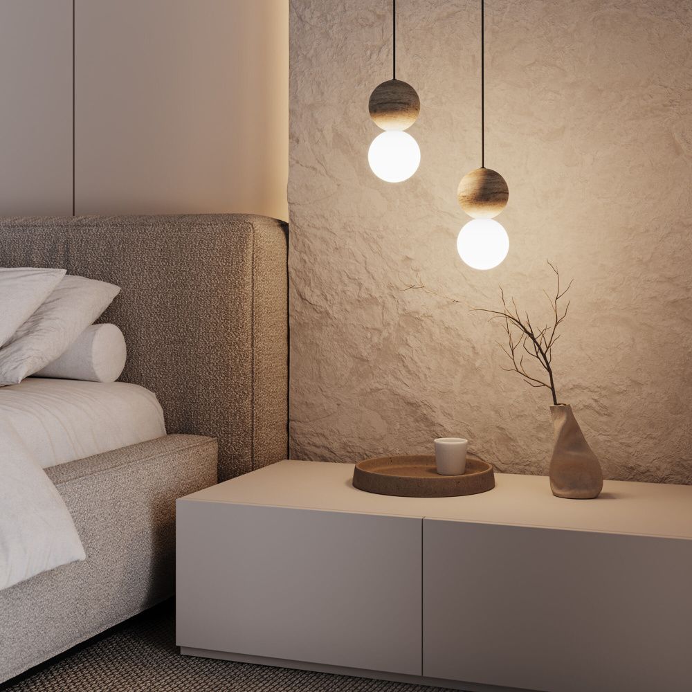 Светильник 10 см, Eurosvet 4690389218644, черный-травертин