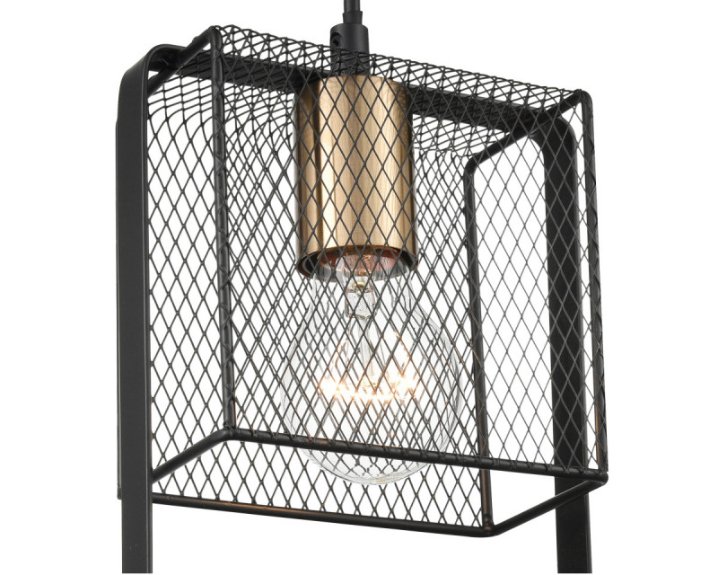 Подвесной светильник  16*146 см, 1*E27 черный, золото Vele Luce Nota VL6412P01
