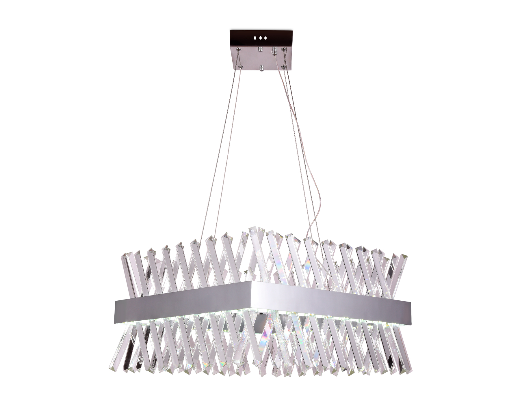 Светильник подвесной 50*50*30*75 см,  144W, 3000К, хром Ambrella Traditional Traditional TR5315