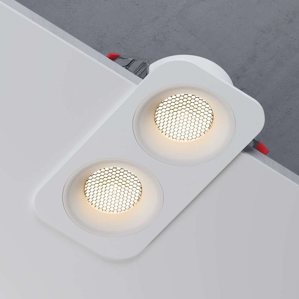 Светильник встраиваемый Tetro 20W 3000K белый IP44 15277/LED Elektrostandard  4690389217906, a071314