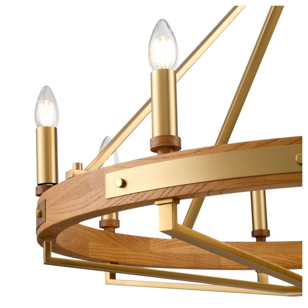 Подвесная люстра 86 см, Wertmark Brenda WE586.08.503, бронза