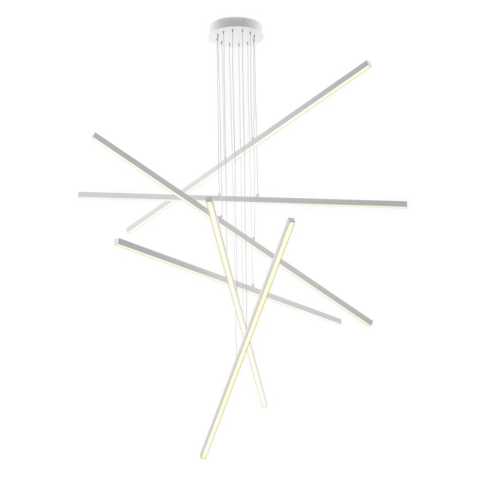 Подвесная люстра 120*125 см, 180W, 3000-6000K, Citilux Стиг CL203260 белый